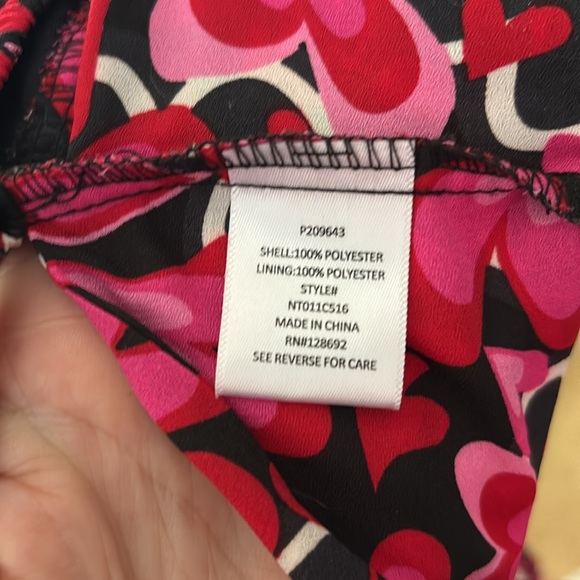 Madden NYC Heart Cropped Tie Back Shirt Size L Cute NWT - Picture 11 of 13